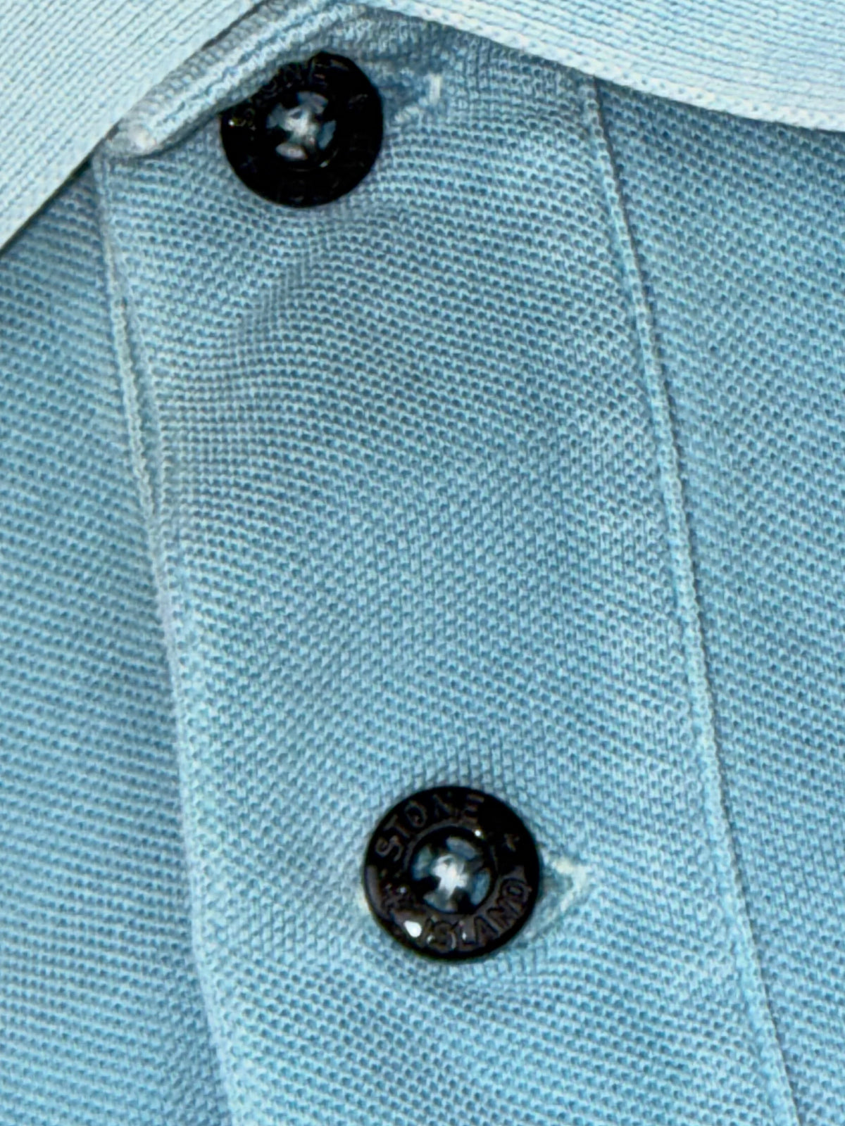 vintage babyblue Stone Island polo {L}