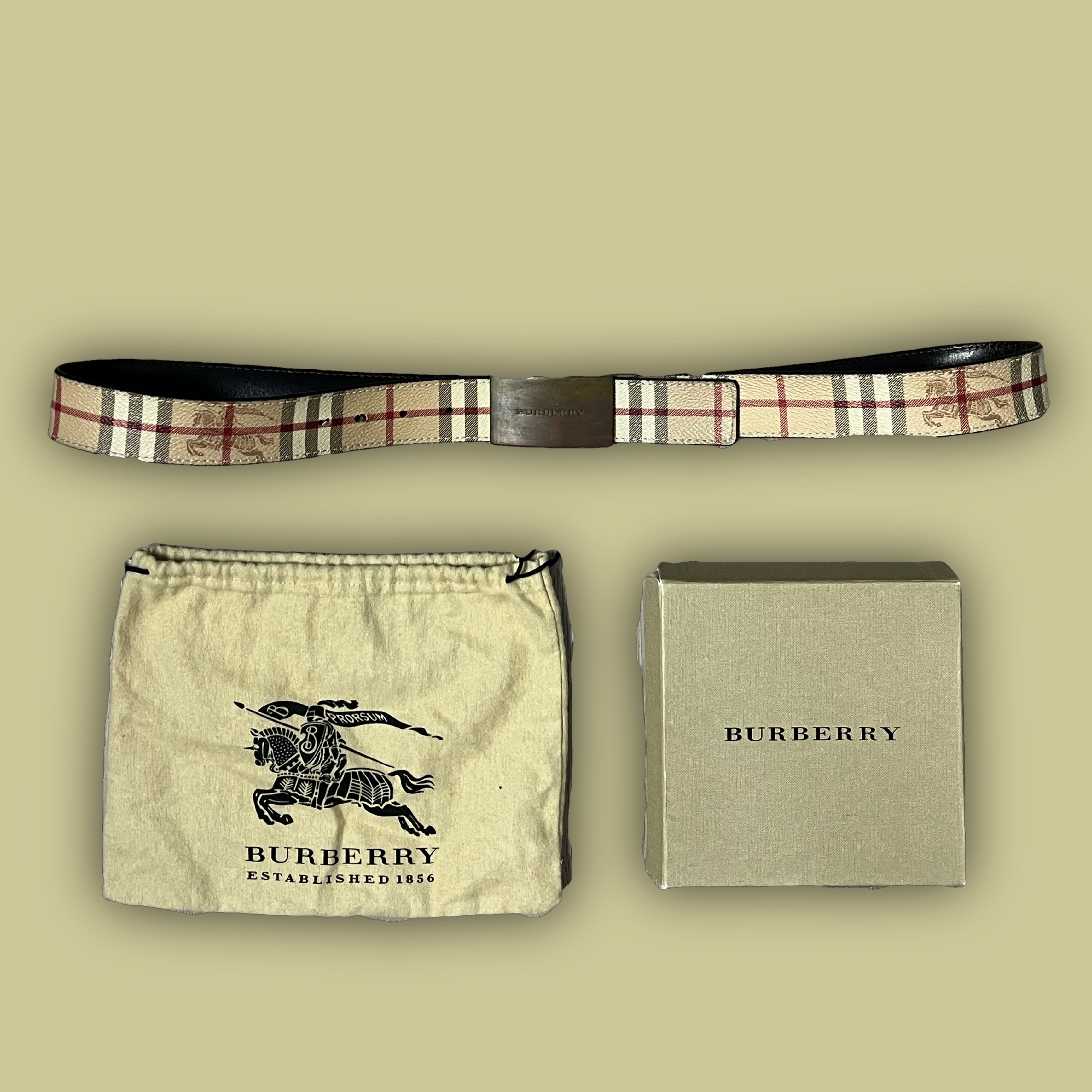 Burberry fashion vintage belt