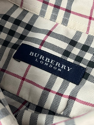 vintage Burberry short sleeve shirt {XL}