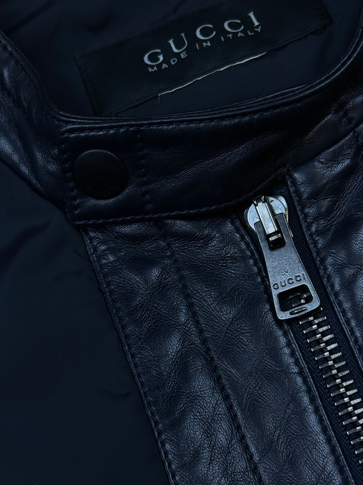 vintage Gucci leatherjacket {S}