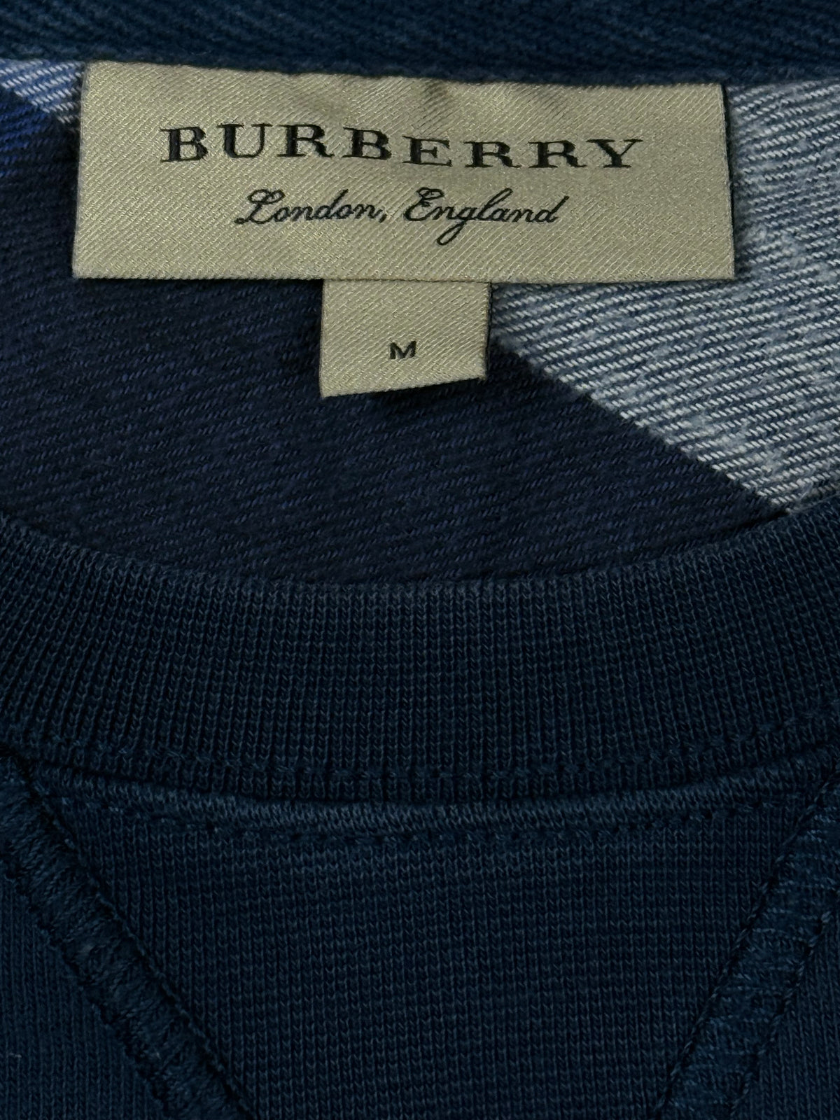 vintage navyblue Burberry sweater {M}
