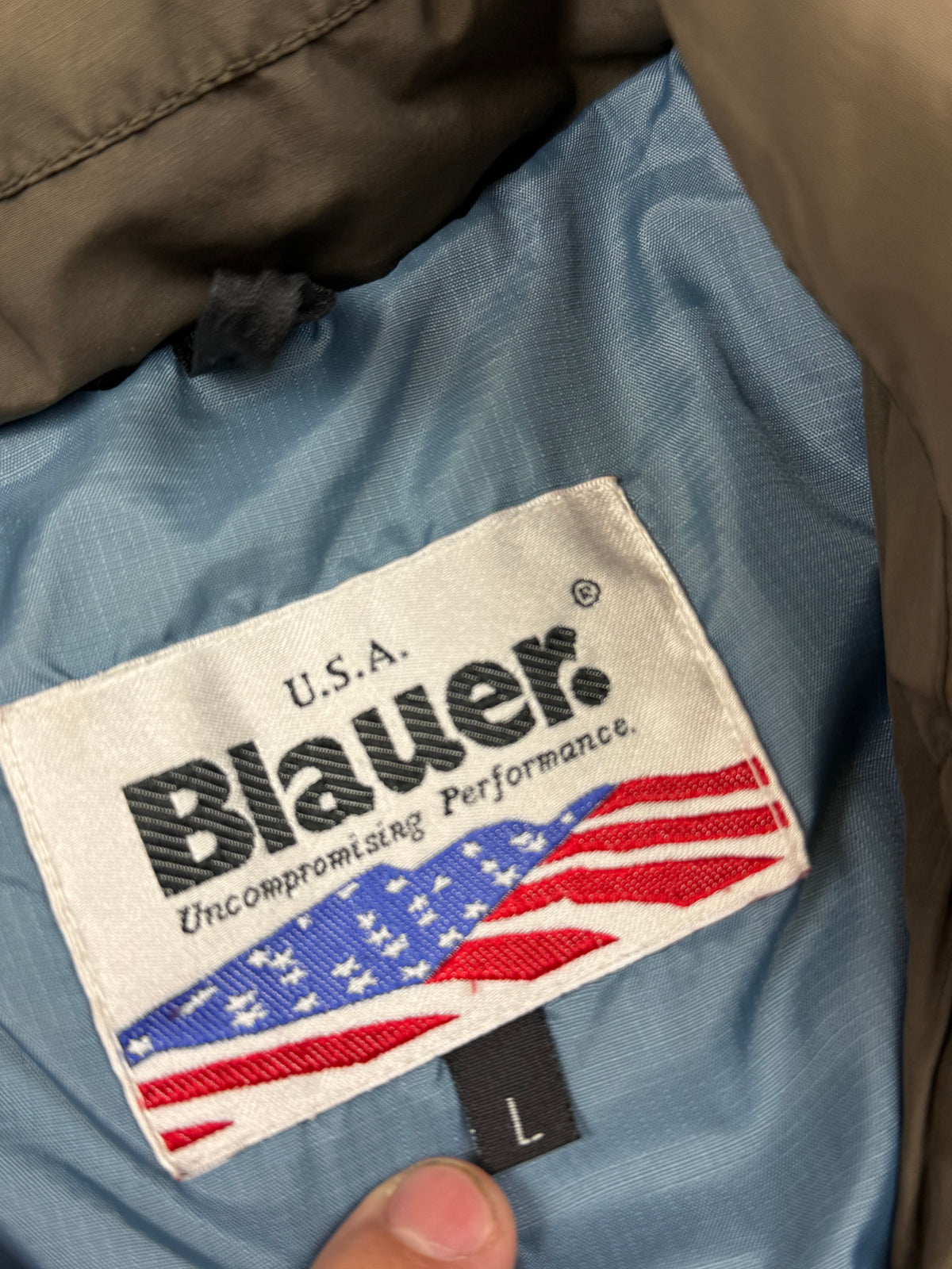 vintage Blauer winterjacket {L}
