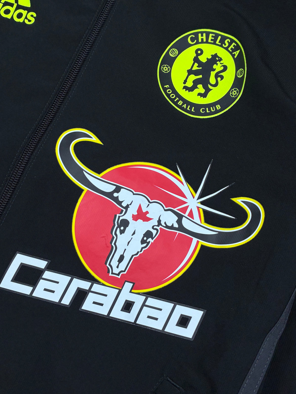 black Adidas Fc Chelsea windbreaker {S}