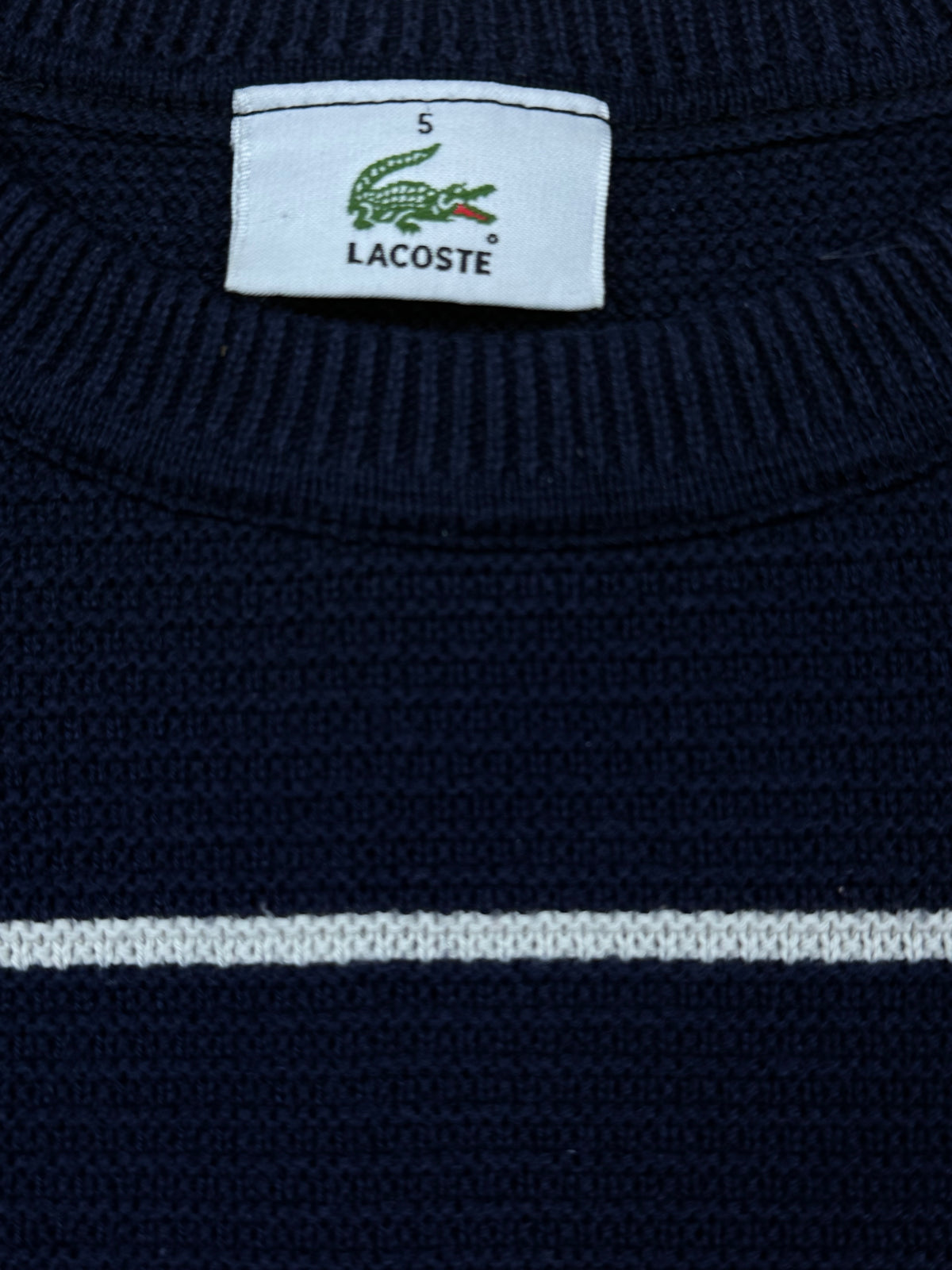 vintage Lacoste knittedsweater {M}