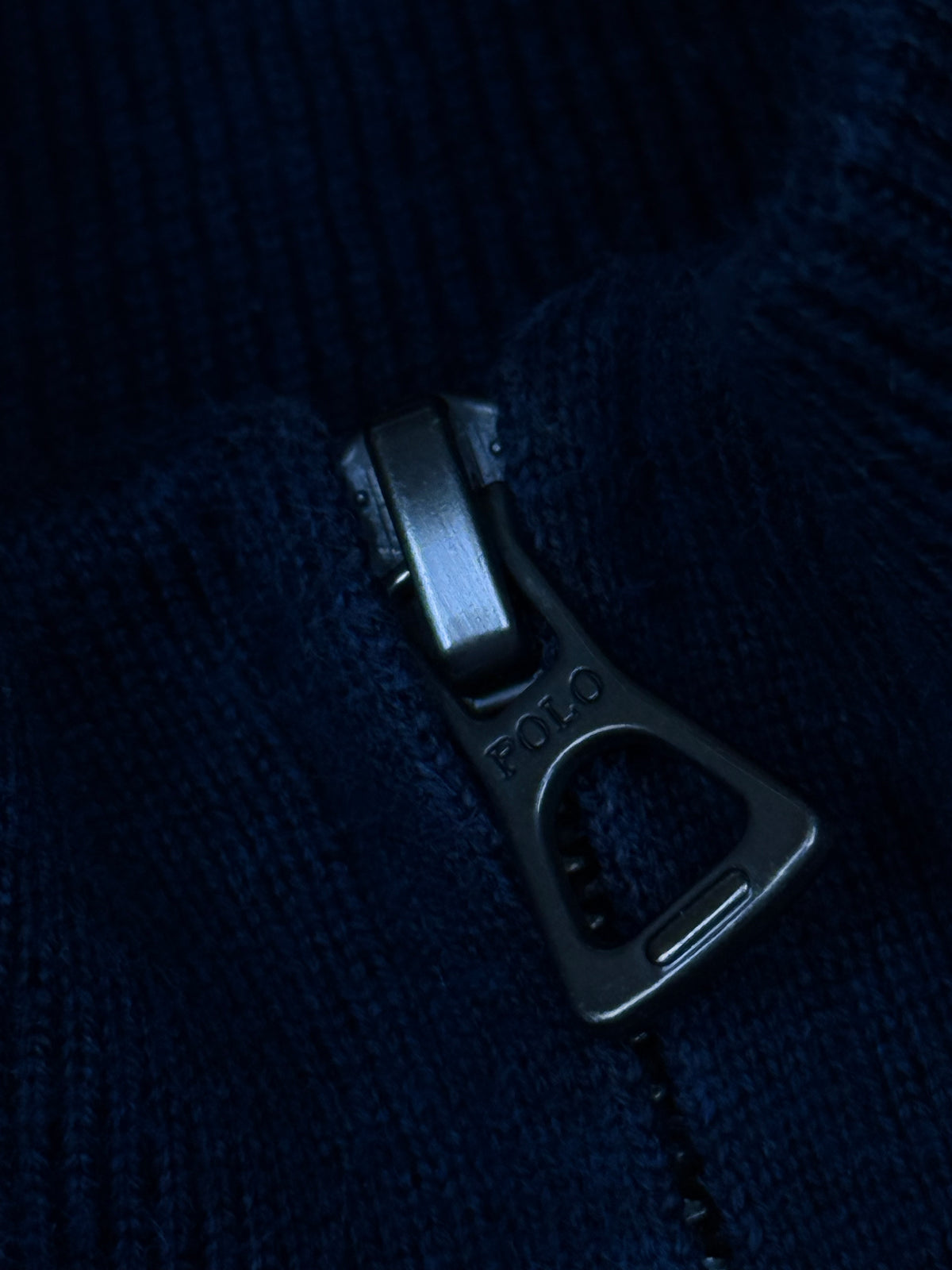 navyblue Polo Ralph Lauren quarterzip {S}
