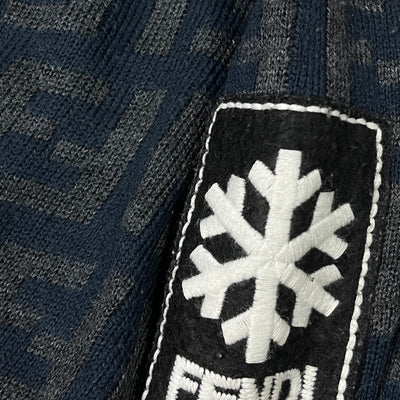 vintage Fendi monogram knittedsweater {S}