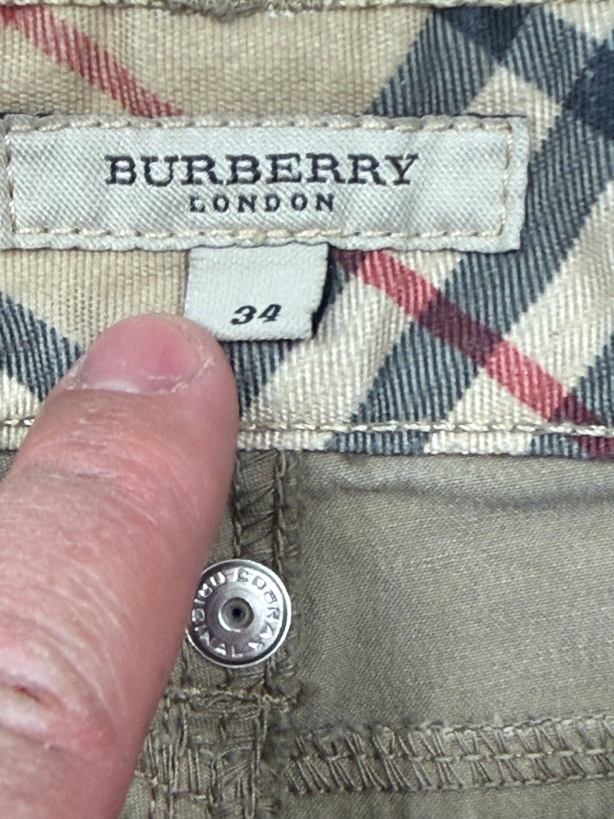 vintage Burberry jeans {L}