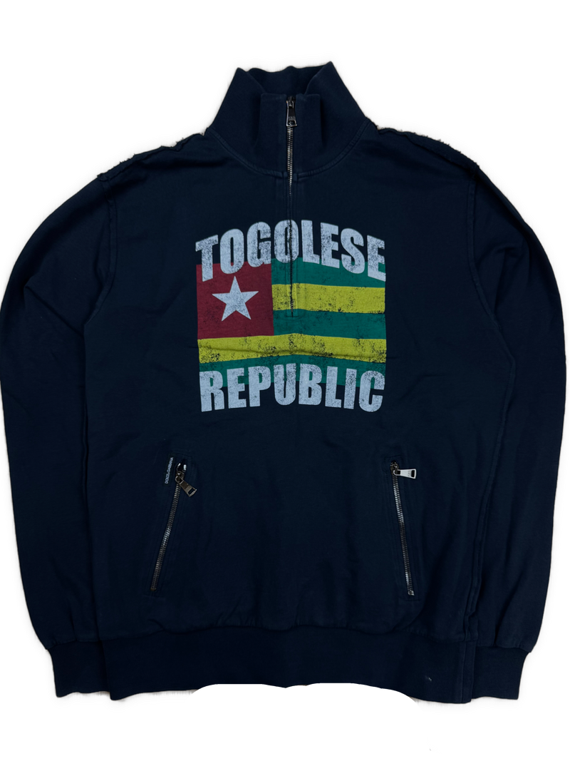 vintage Dolce & Gabbana quarterzip {M}