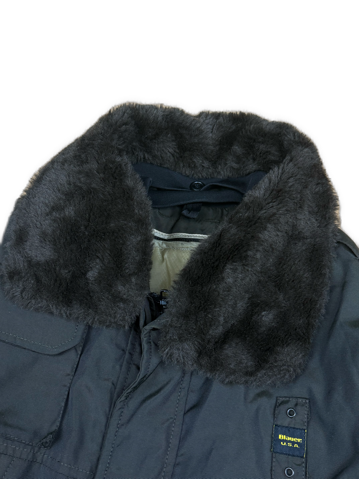 vintage Blauer winterjacket {S}