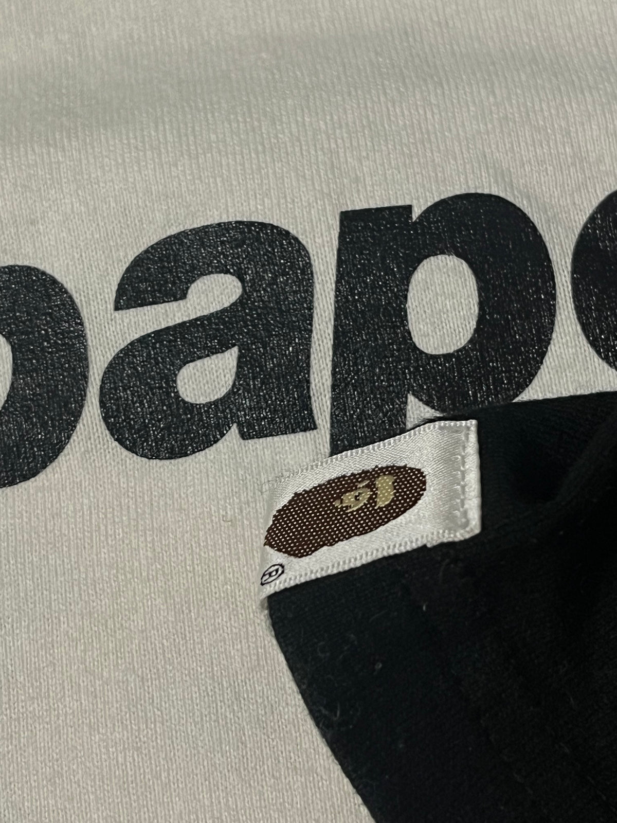 vintage BAPE a bathing ape 3/4 t-shirt {XL}