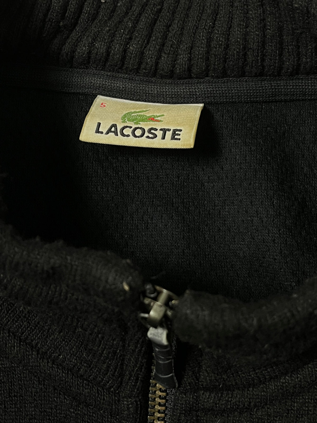 vintage Lacoste fleecejacket {L}