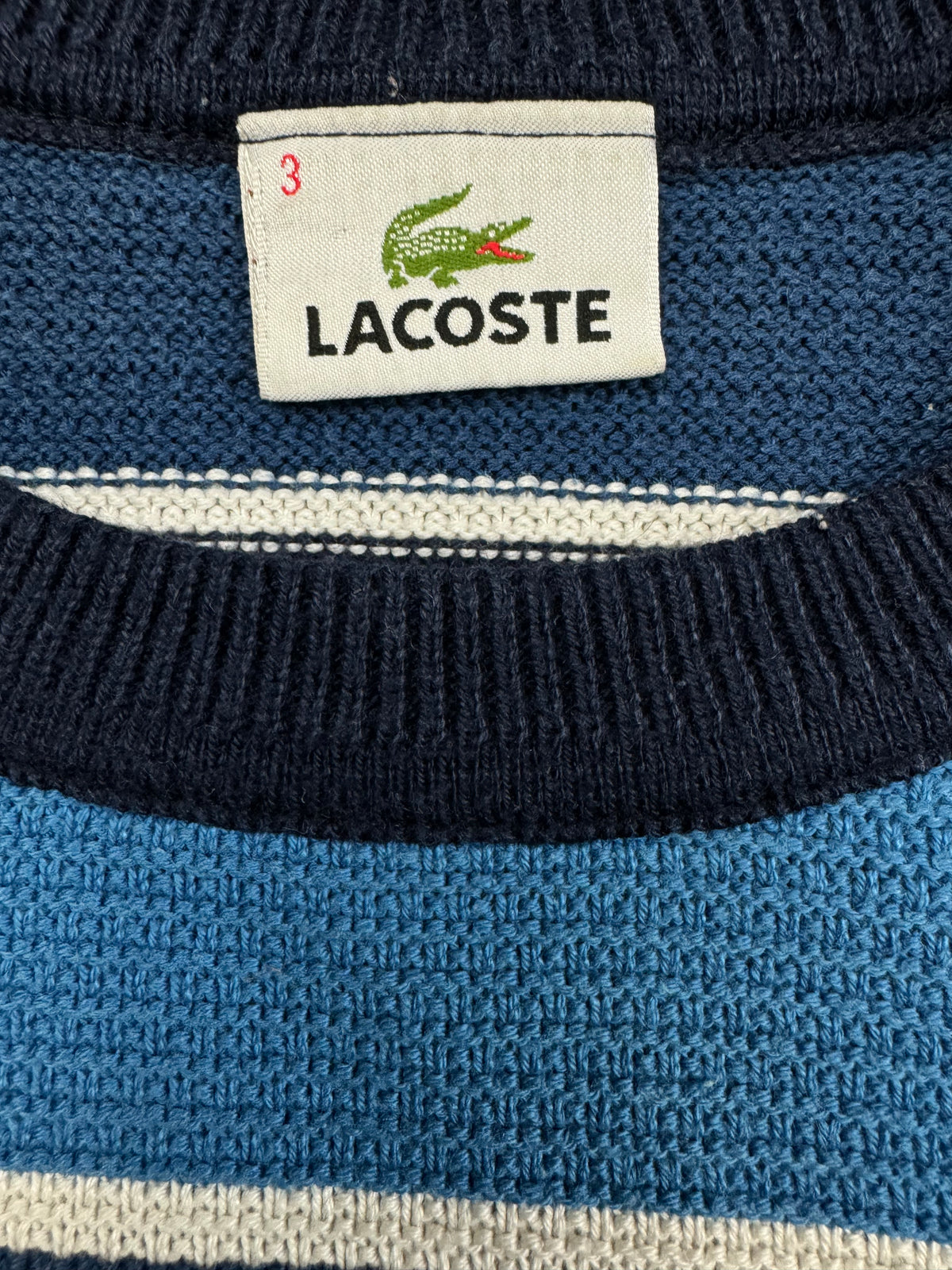 vintage Lacoste knittedsweater {M}