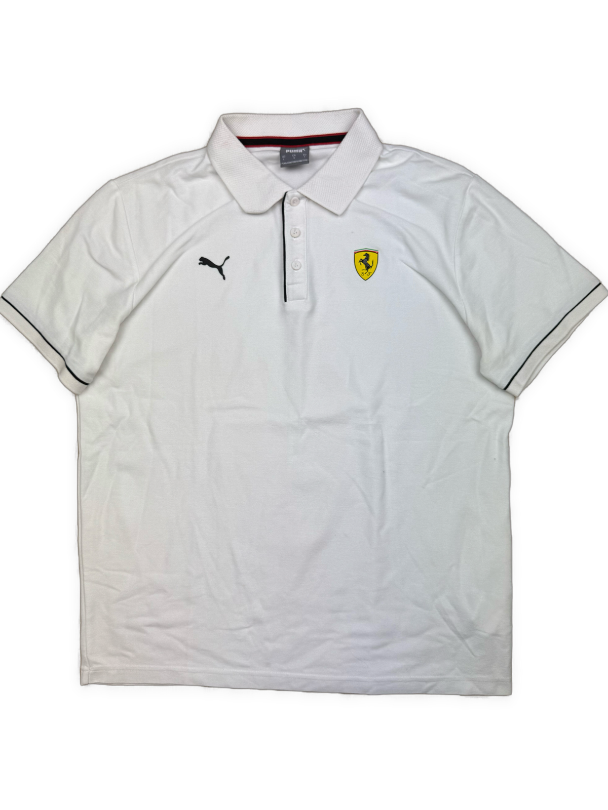 vintage Puma Ferrari polo {L}