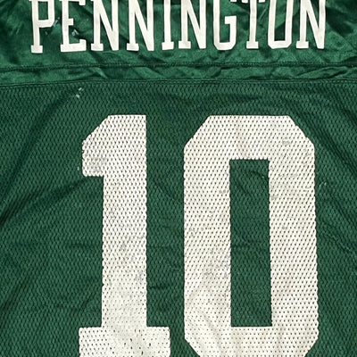 vintage Reebok JETS PENNINGTON10 Americanfootball jersey NFL {XL}