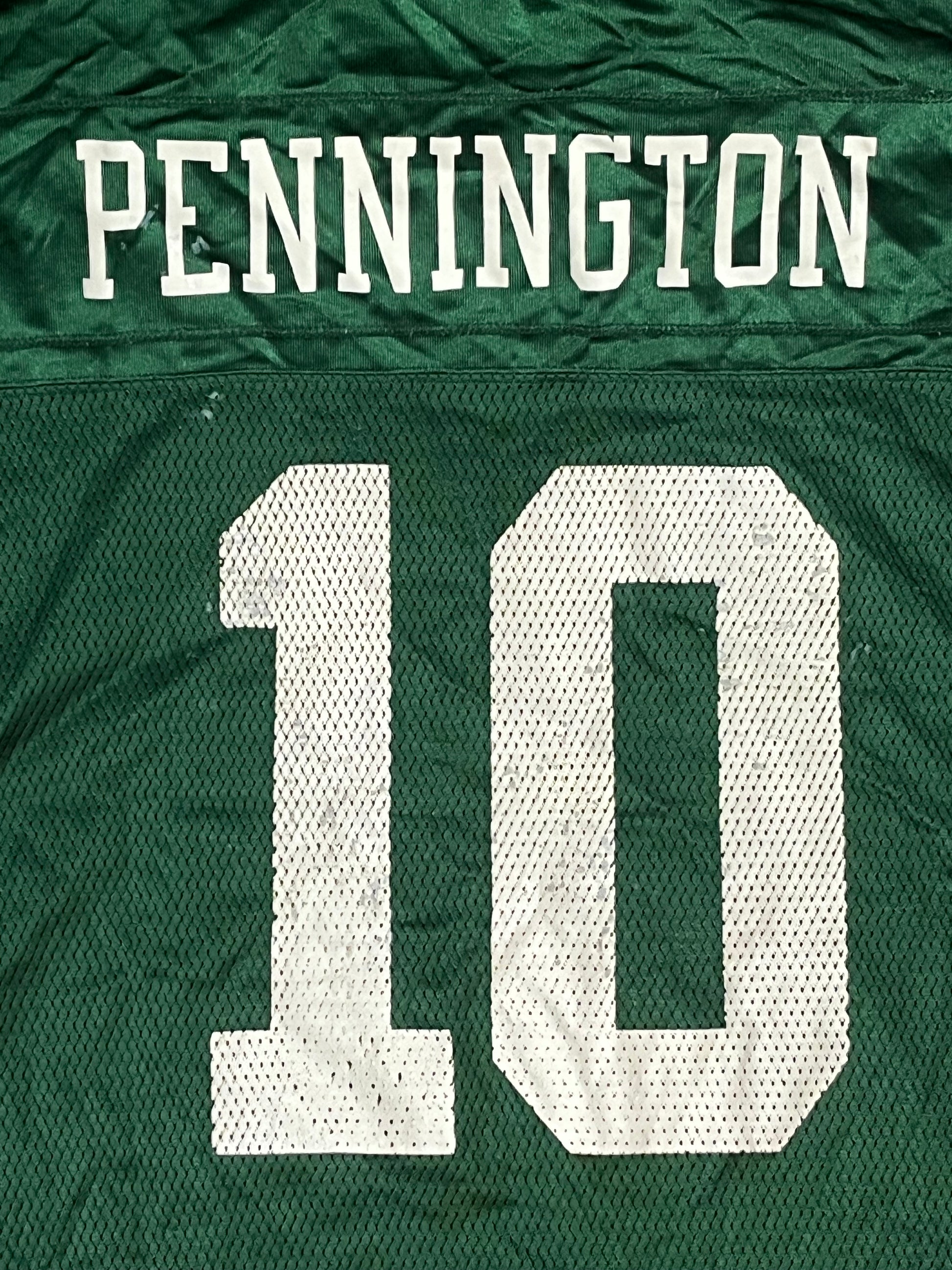 vintage Reebok JETS PENNINGTON10 Americanfootball jersey NFL {XL}