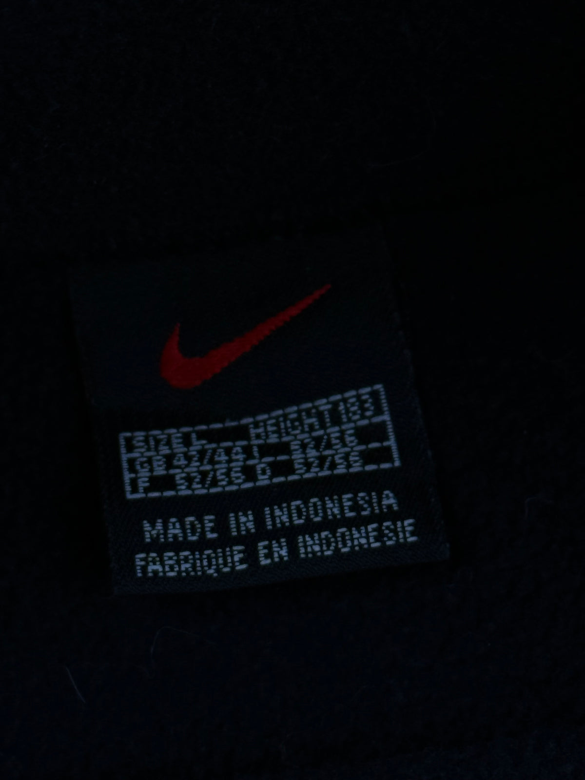 vintage Nike fleece quarterzip {L}