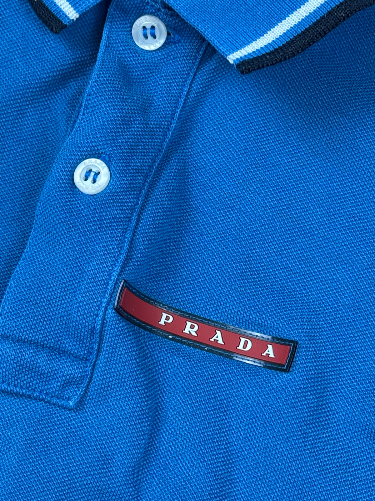 blue Prada polo {XL}