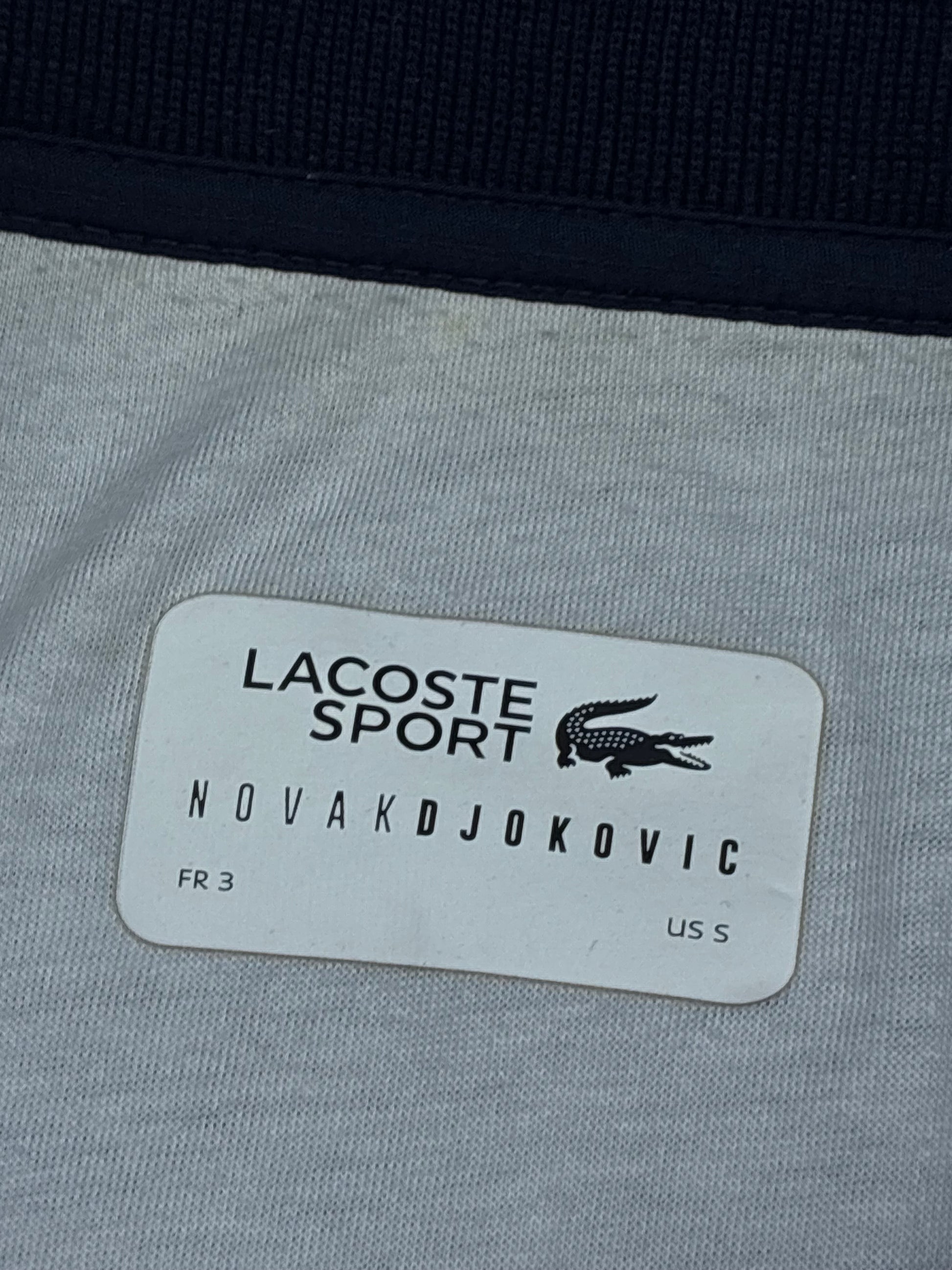 navyblue Lacoste windbreaker {S}
