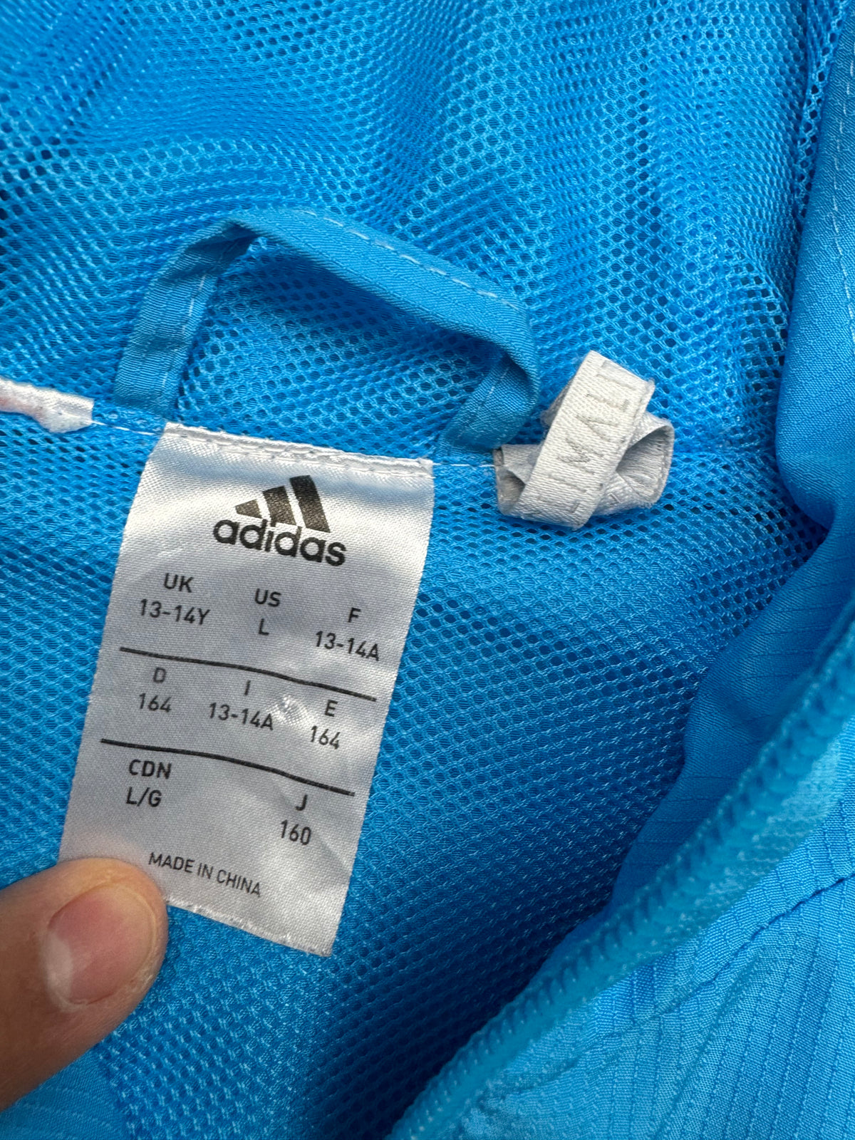 vintage Adidas Olympique Marseille windbreaker {XS}