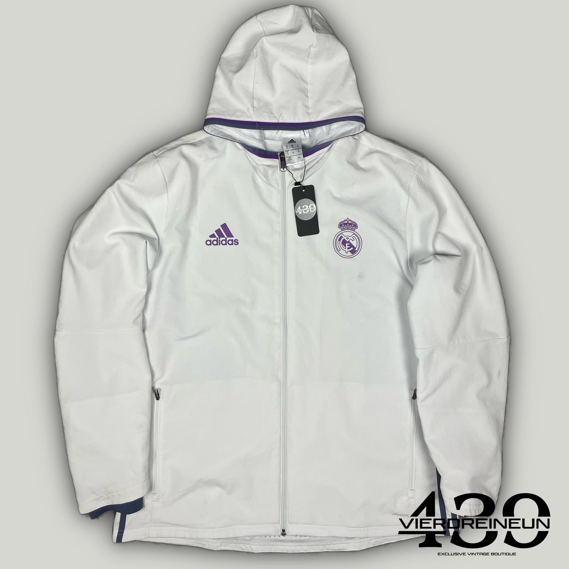 vintage Adidas Real Madrid windbreaker {XL}