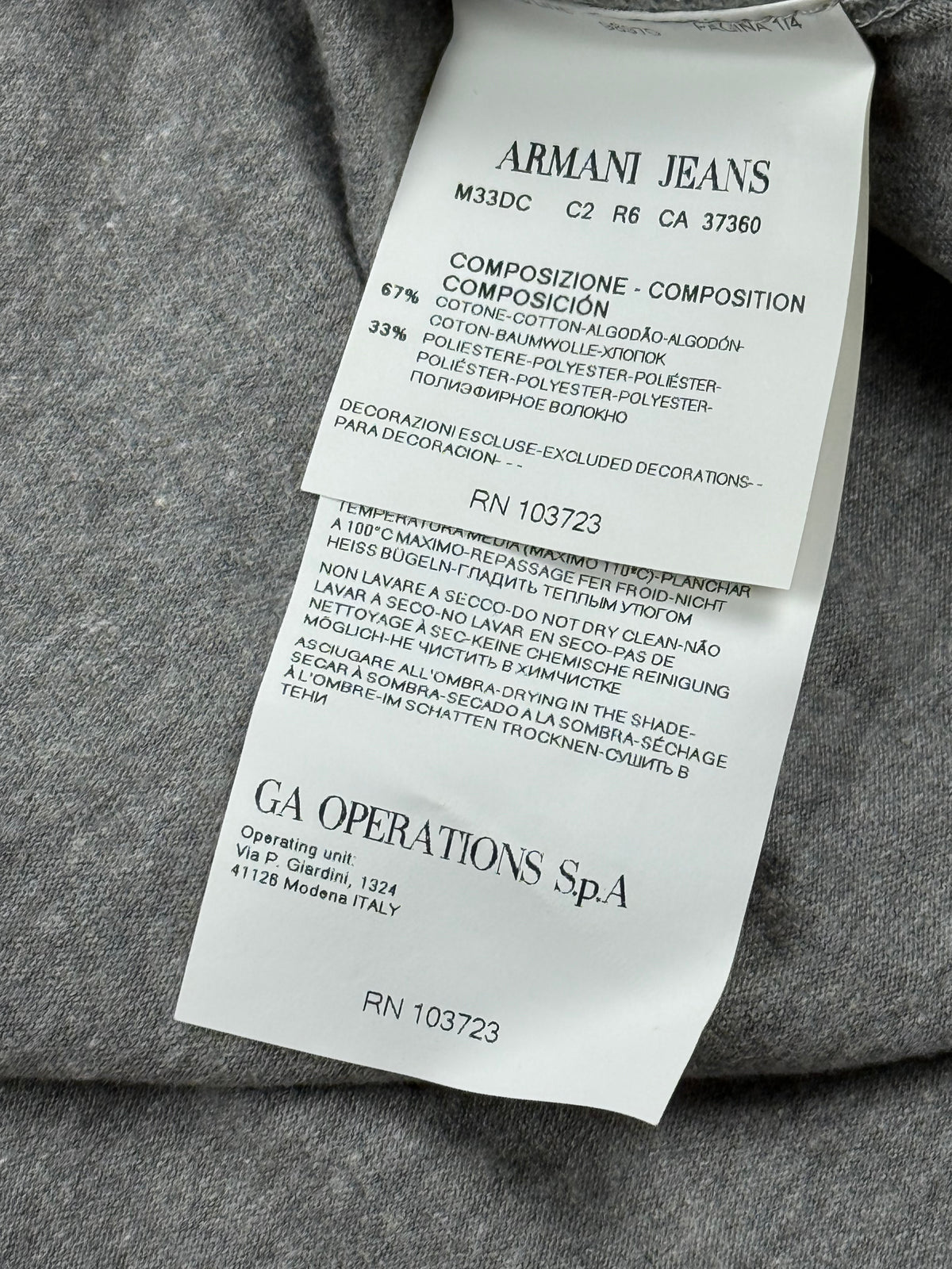 vintage Armani Jeans polo