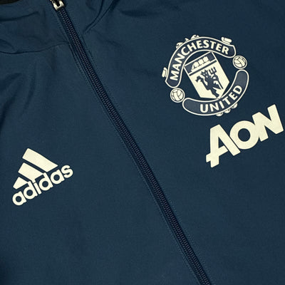 navyblue Adidas Manchester United windbreaker {S}