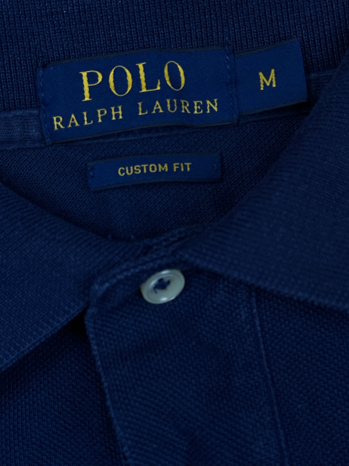 vintage navyblue Polo Ralph Lauren polo {M}
