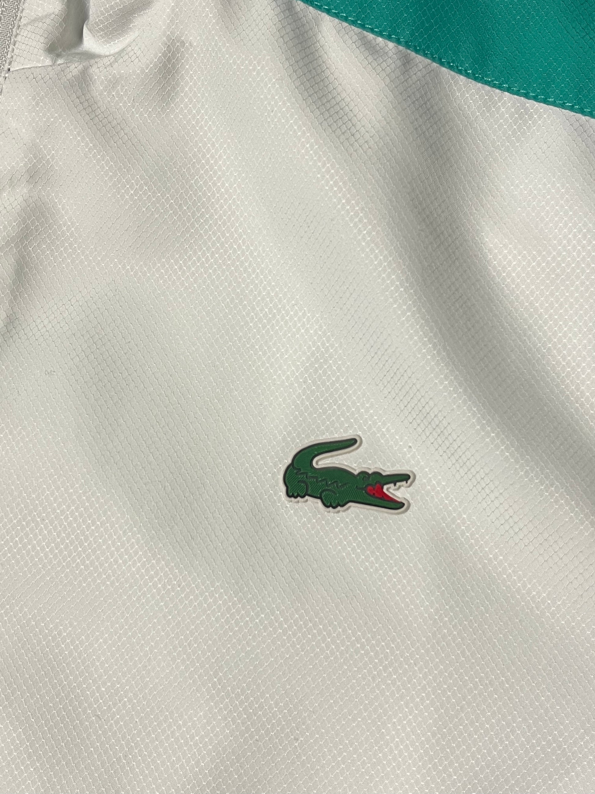 white Lacoste tracksuit {M}