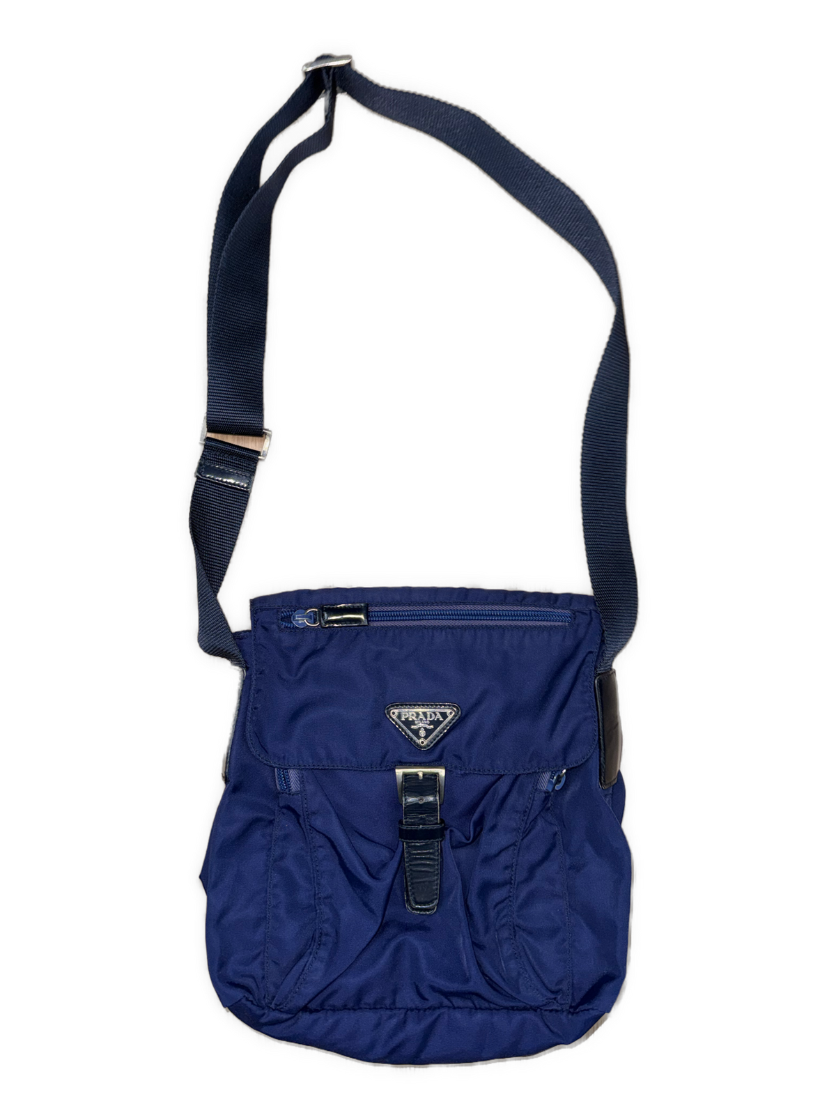 vintage purple Prada slingbag