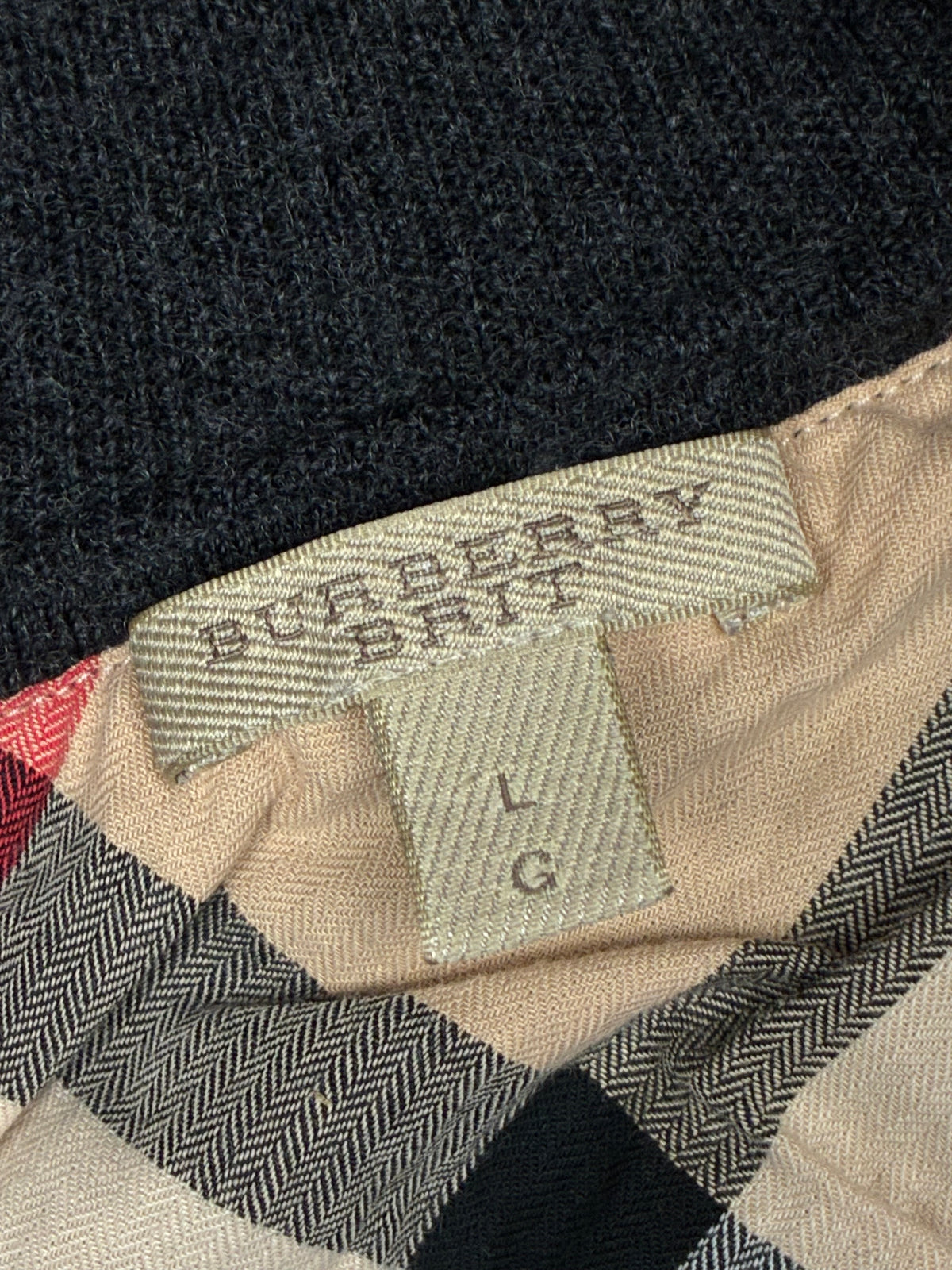 vintage Burberry halfzip {M}