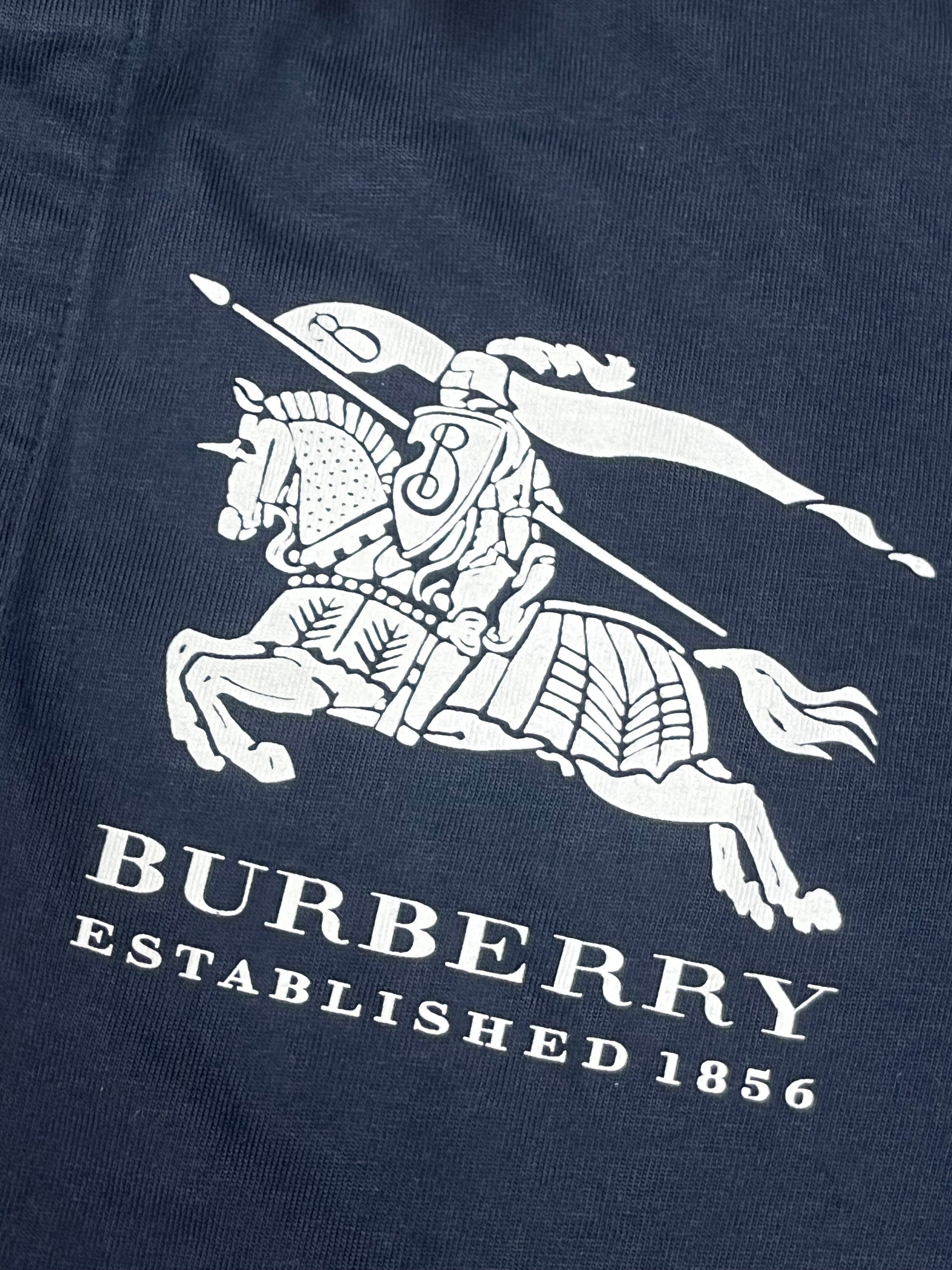 vintage Burberry longsleeve polo {L}