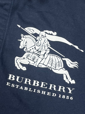 vintage Burberry longsleeve polo {L}