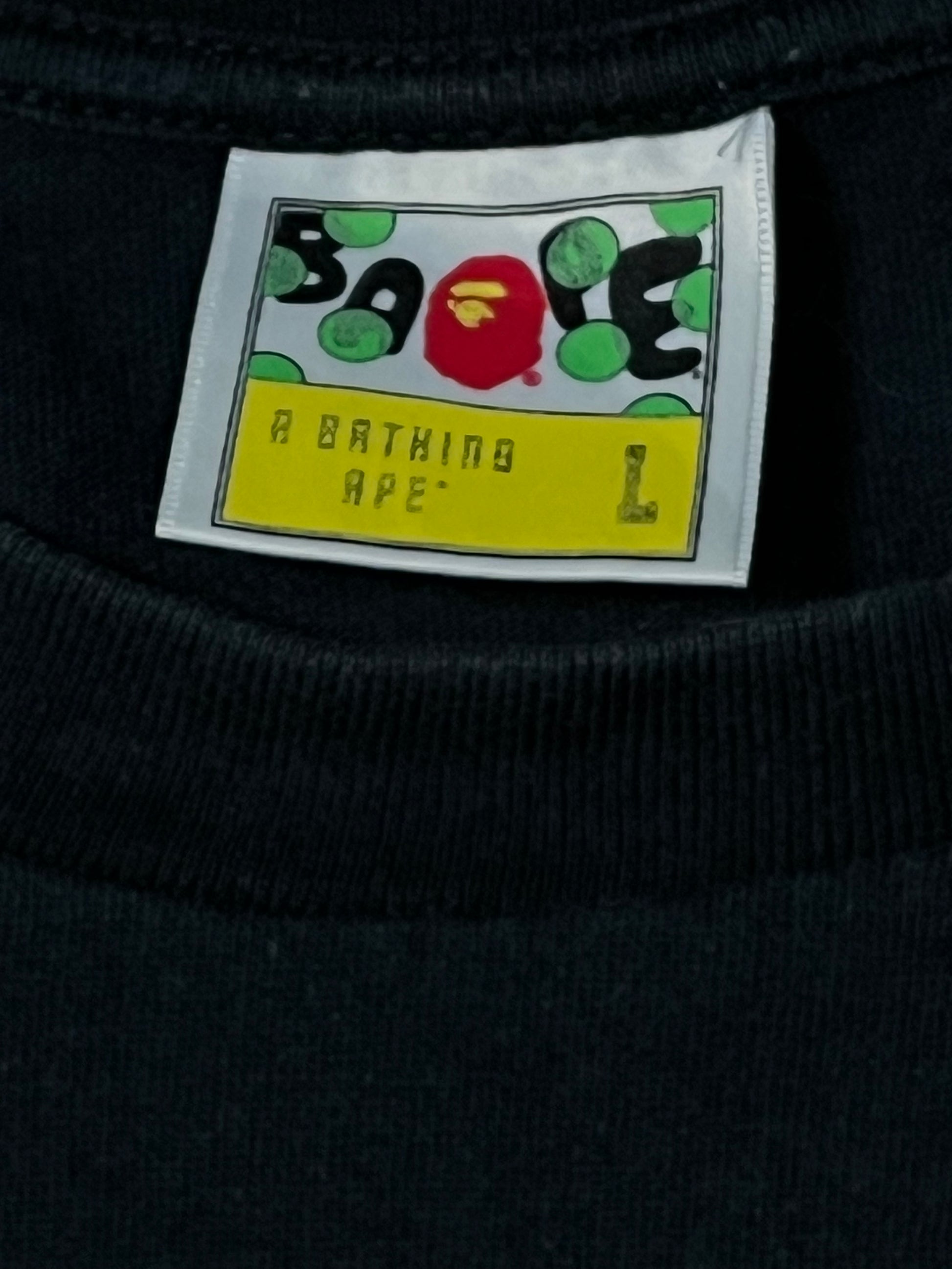 vintage BAPE a bathing ape t-shirt  {L}