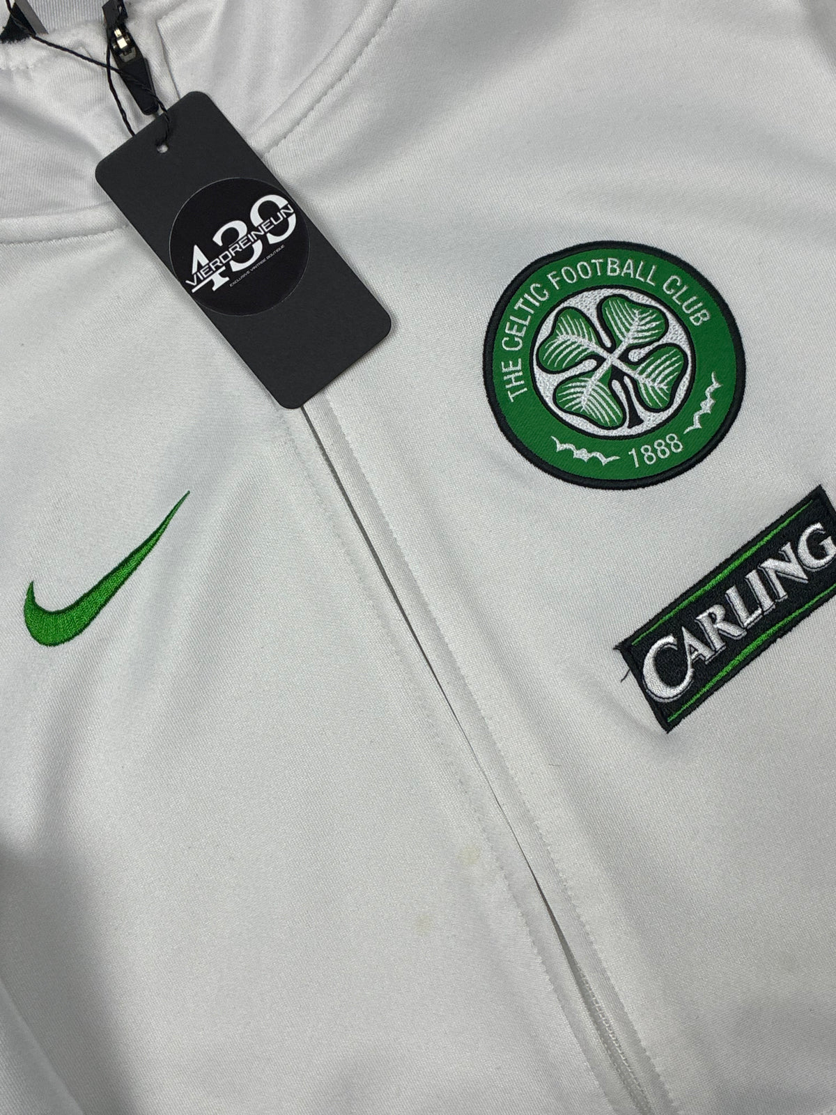 vintage Nike Fc Celtic trackjacket {S}