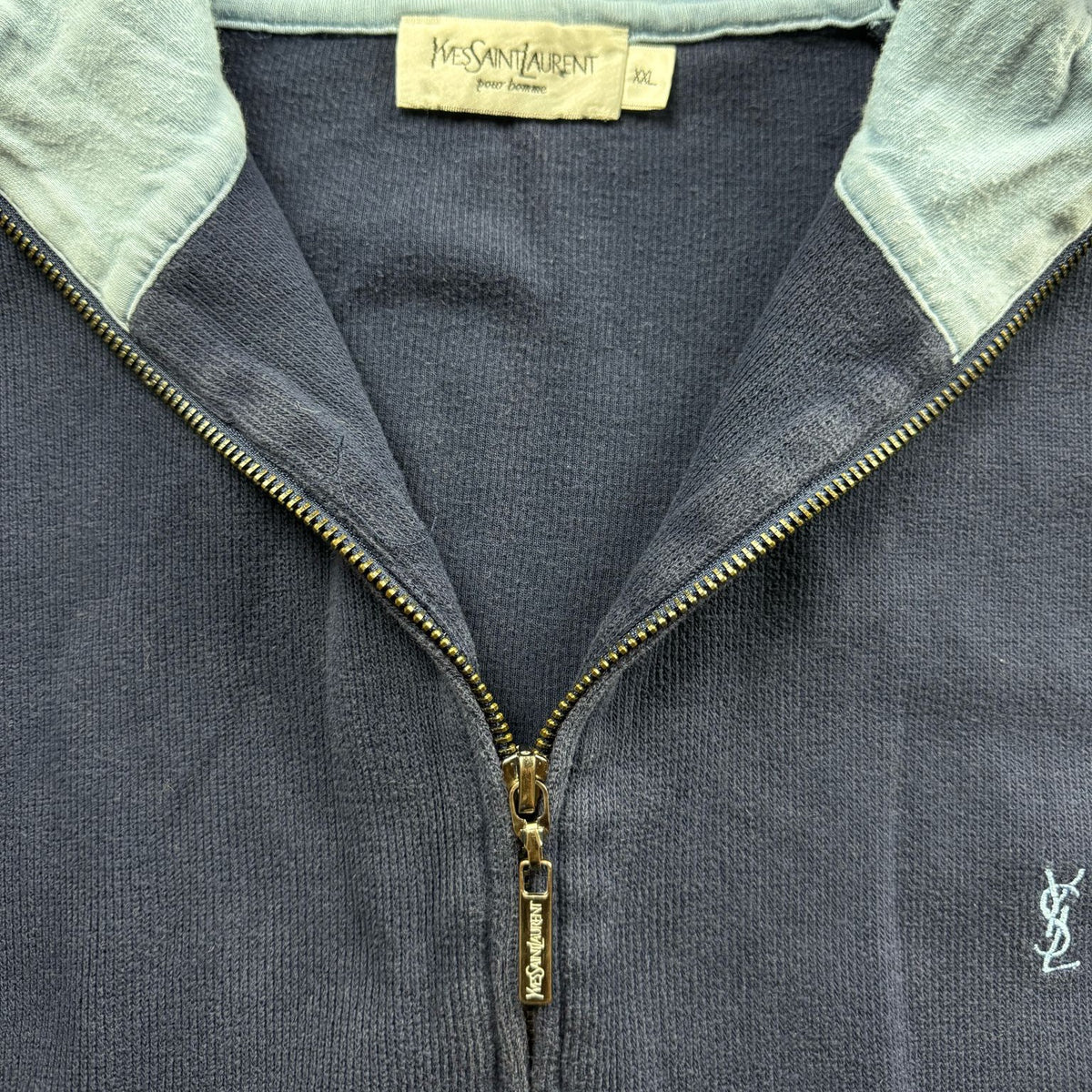 vintage YSL Yves Saint Laurent sweatjacket {XL}