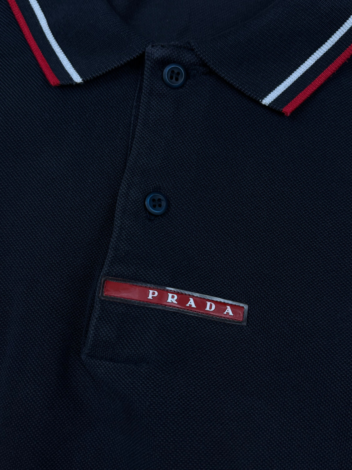 vintage black Prada polo {XL}