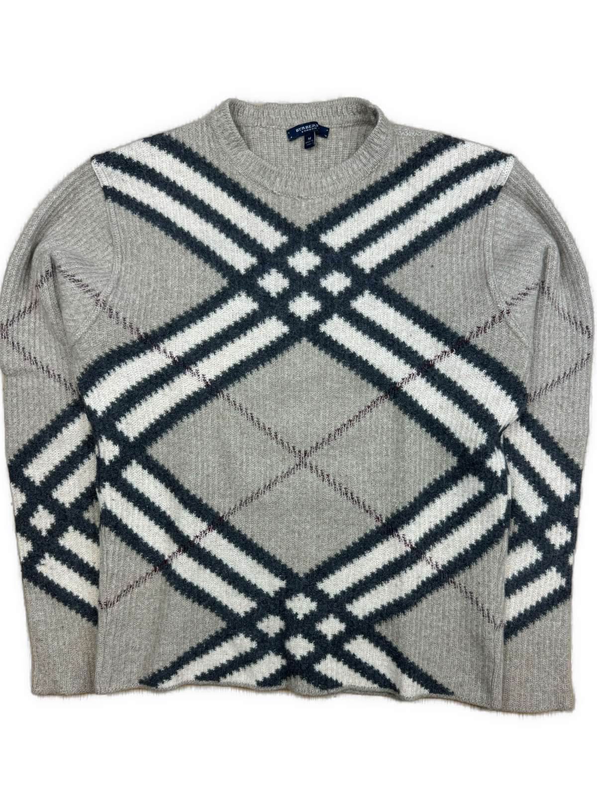 vintage Burberry knittedsweater {M}