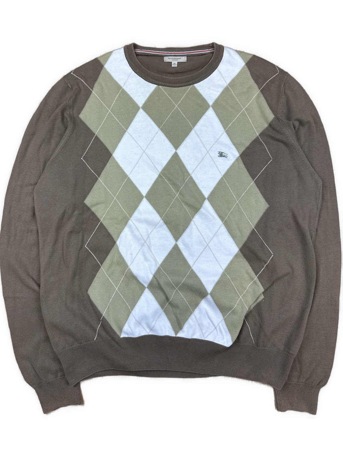 vintage Burberry knittedsweater {XL}