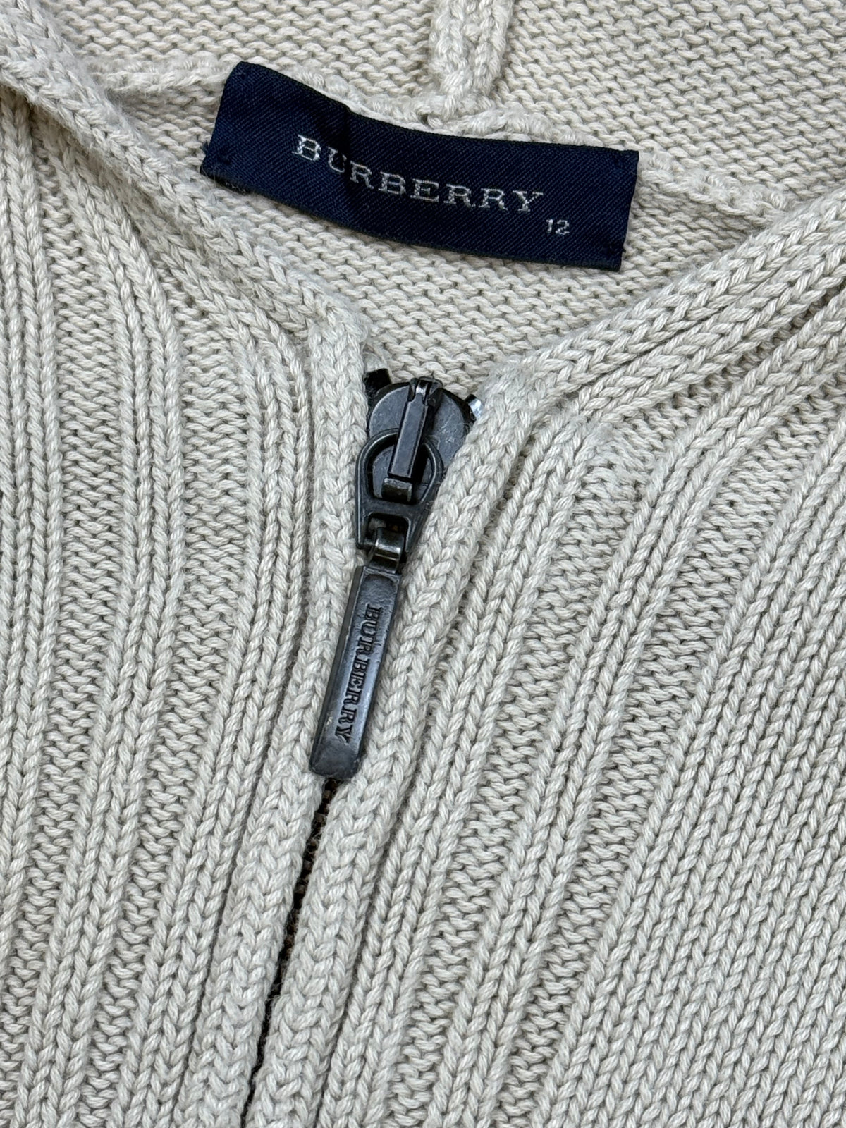 vintage Burberry sweatjacket {XS}