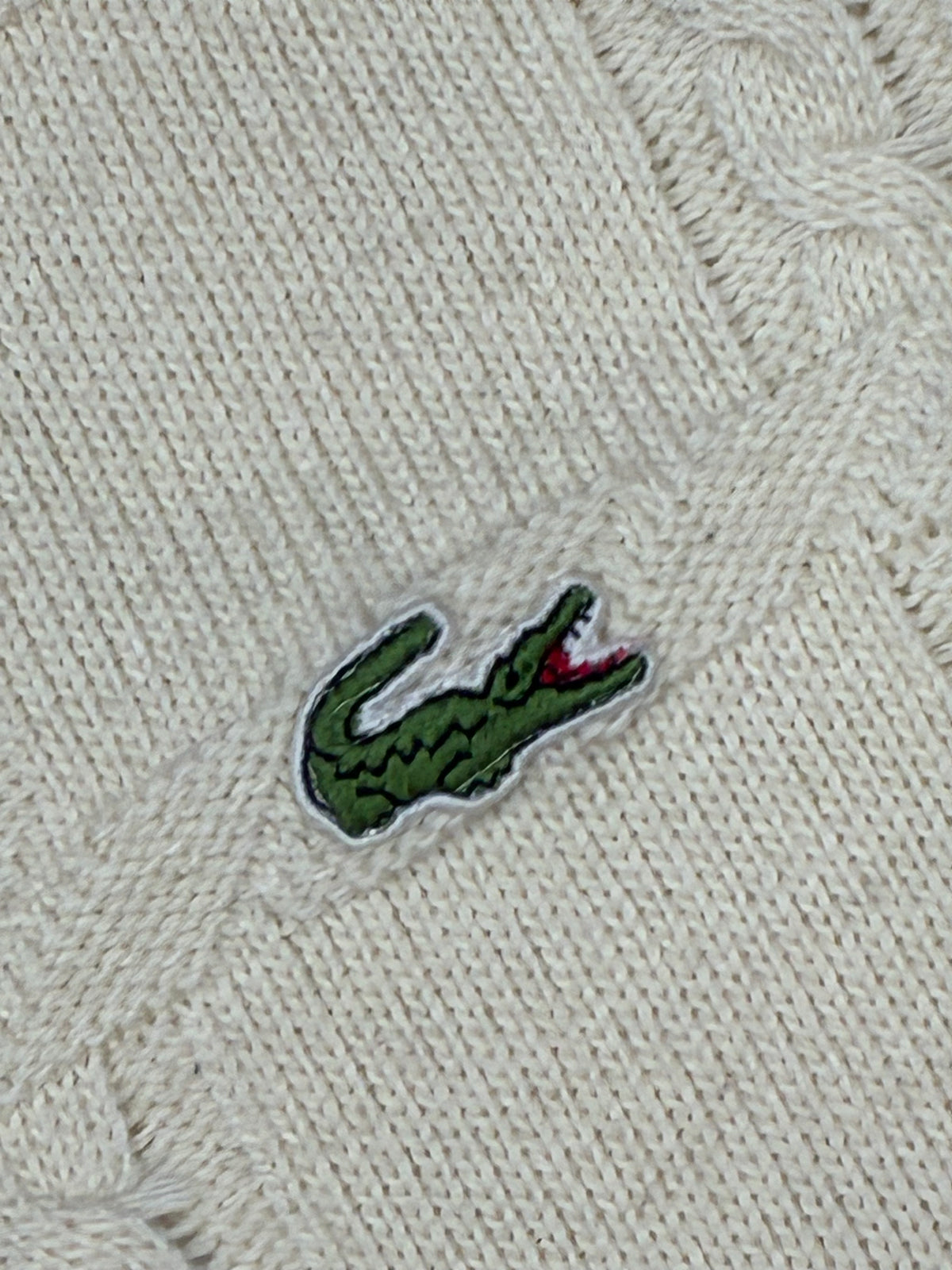 vintage Lacoste knittedsweater {M}
