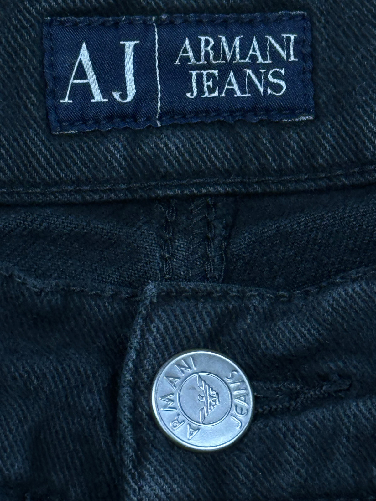 vintage black Armani jeans