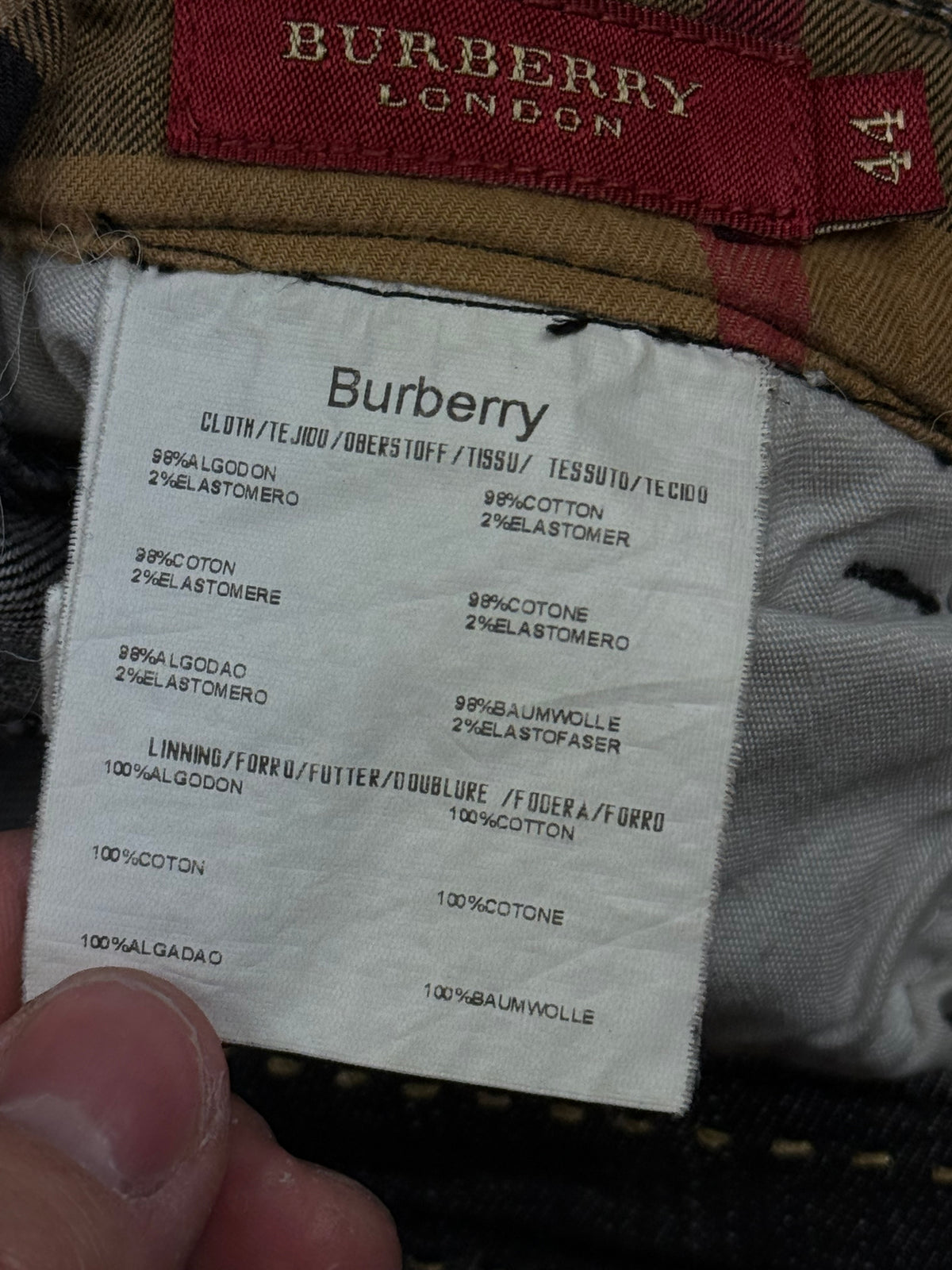 vintage Burberry jeans {XS}