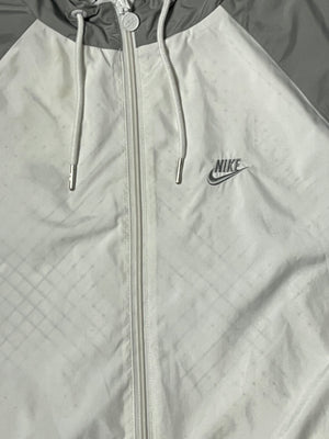 vintage white Nike TN/TUNED reversible windbreaker {M}