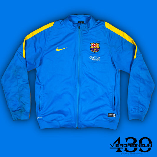 vintage Nike Fc Barcelona trackjacket {S}