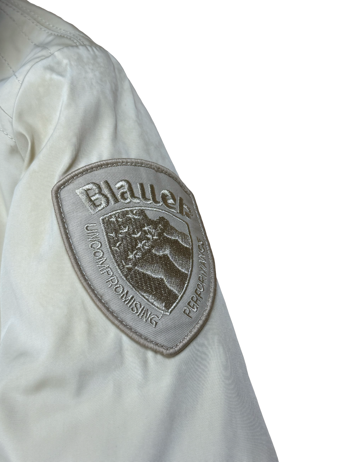 vintage Blauer winterjacket (real fur)