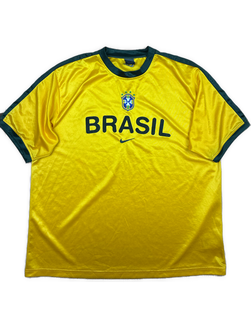 vintage Nike Brasil spellout jersey {XL}