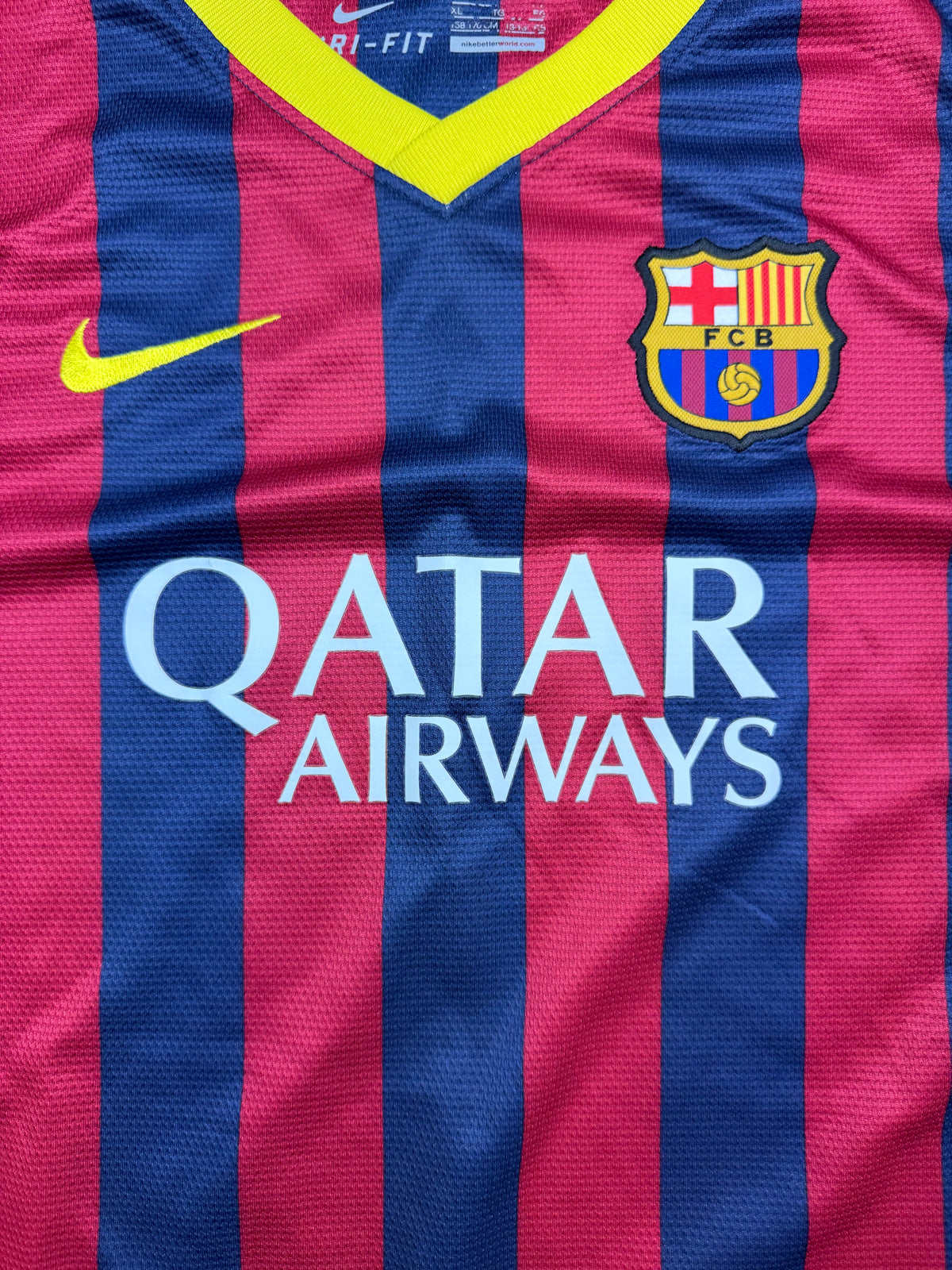 vintage Nike Fc Barcelona home jersey {S}