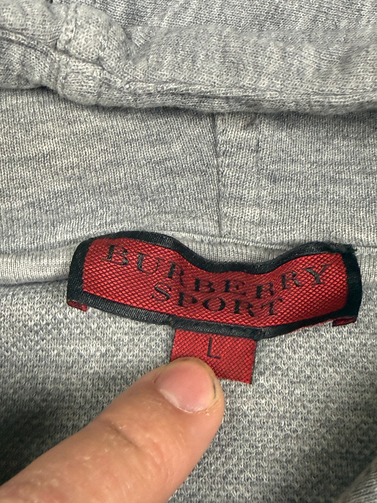 vintage Burberry Sport hoodie {L}