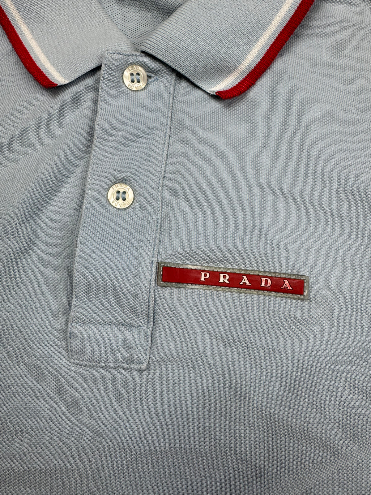 babyblue Prada polo {L}