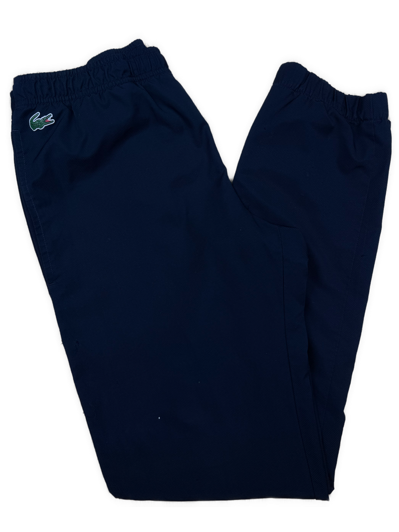 navyblue Lacoste trackpants {S}